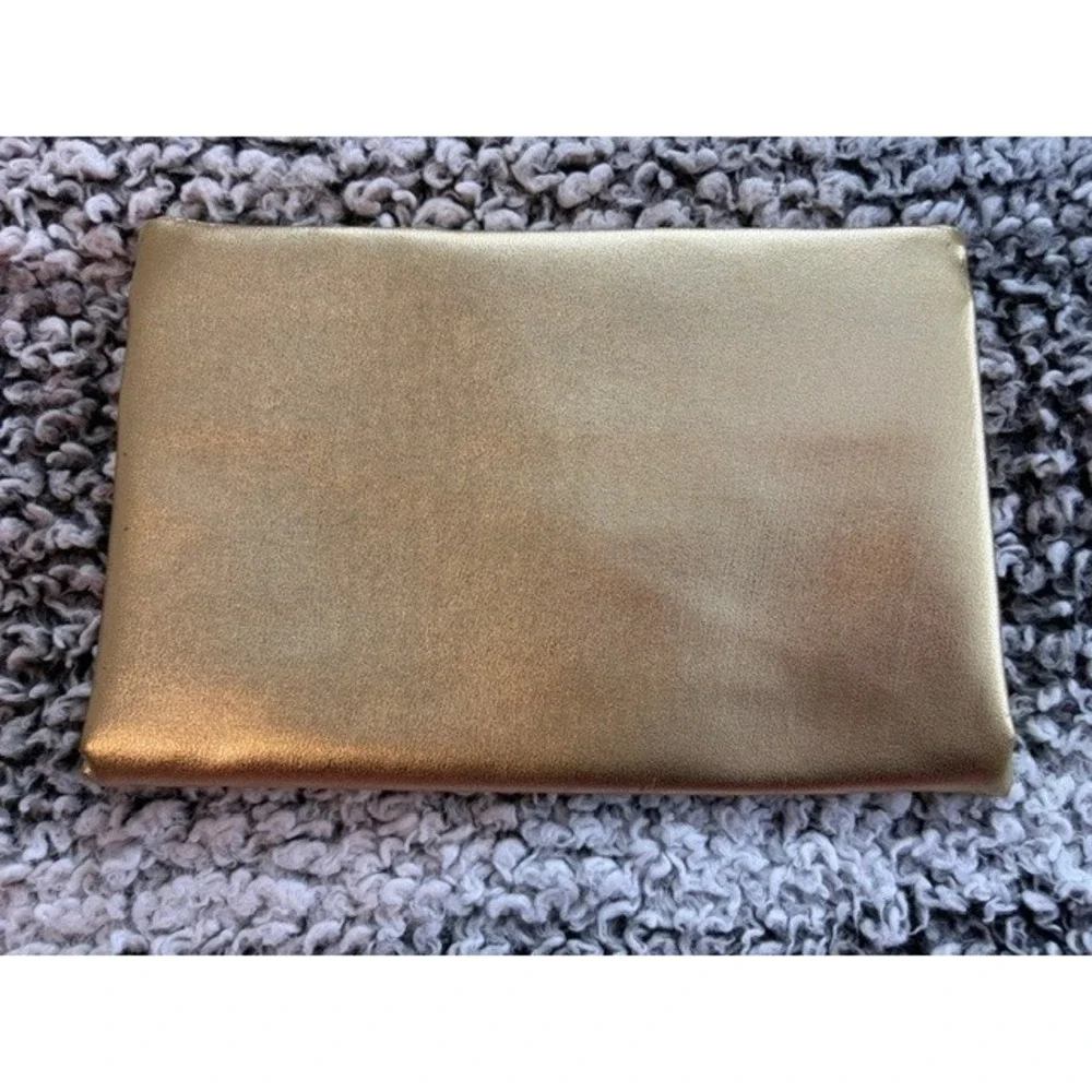 Women s Vintage Avon Gold Polished Evening Bag/Clutch‎